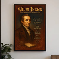 William Houston Pioneer of Visionary Thought Poster