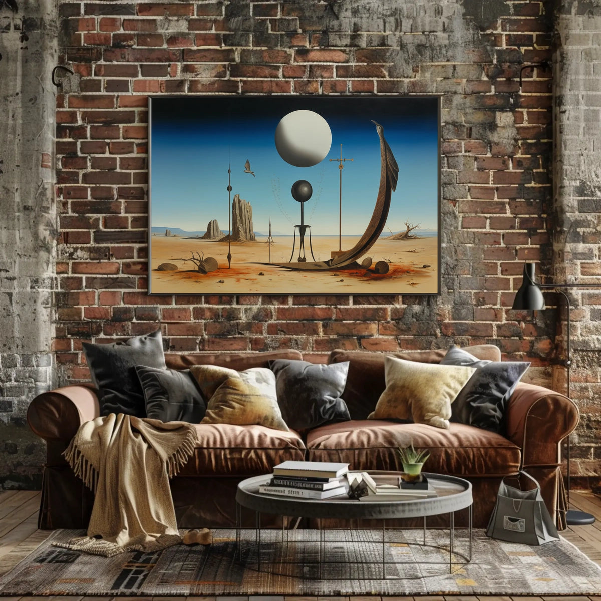 Surreal Desert Landscape Surreal Poster