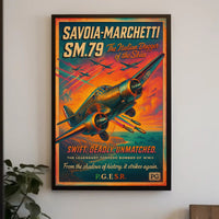 The Italian Dagger: WWII Aircraft Propaganda Poster