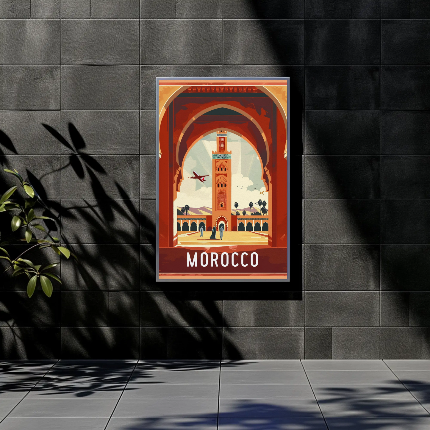 Morocco Vintage Travel Poster
