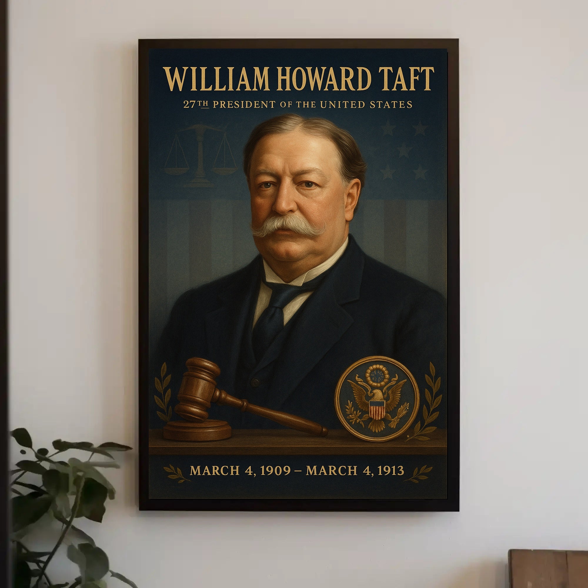 William Howard Taft 27Th President Poster