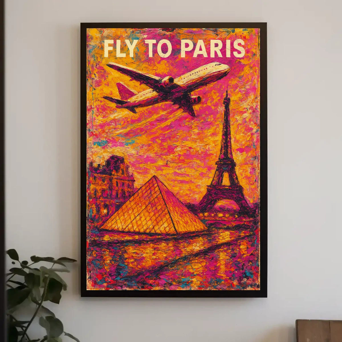 Fly To Paris Poster