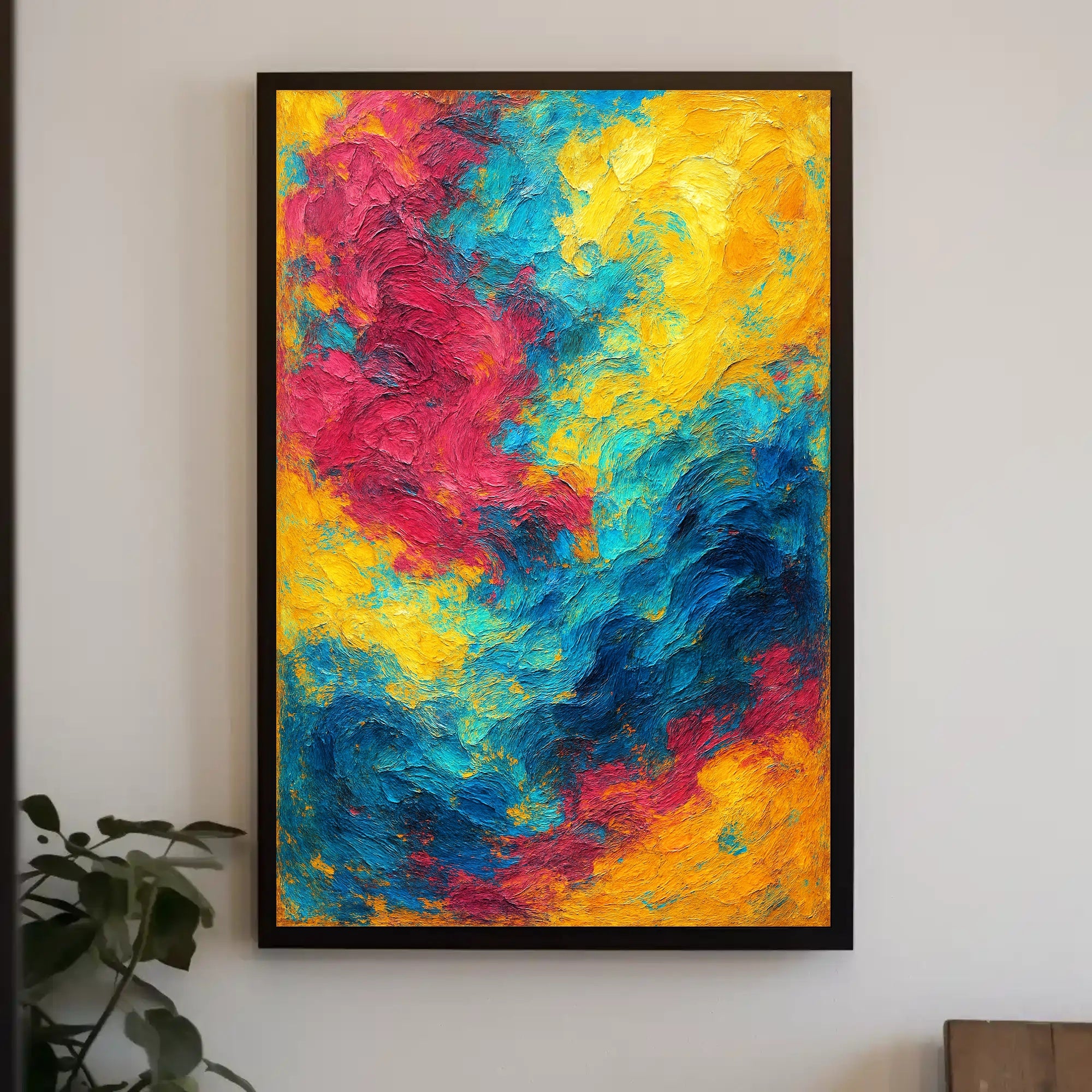 Vivid Abstract Expression Poster PosterGoat
