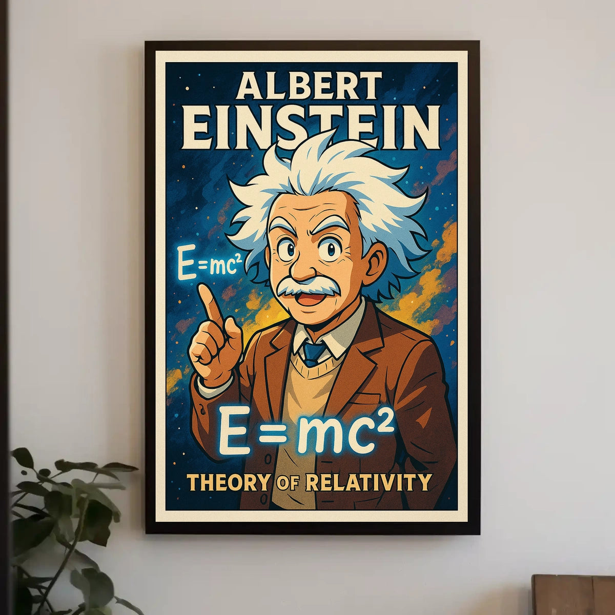 Albert Einstein Theory Of Relativity Poster