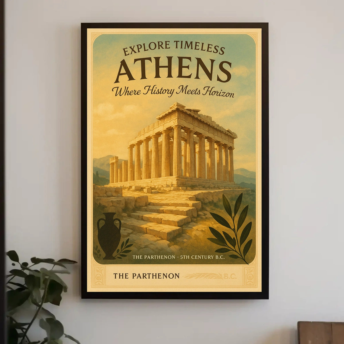 Explore Timeless Athens Poster