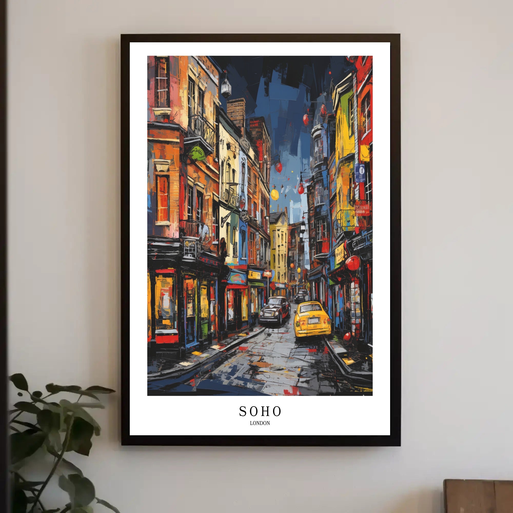 Soho Streetscape Poster PosterGoat