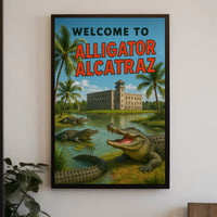 Welcome to Alligator Alcatraz Poster PosterGoat