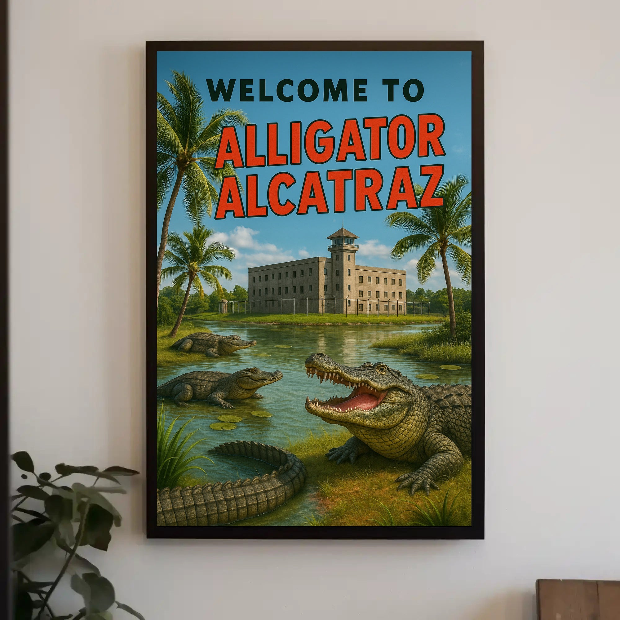 Welcome to Alligator Alcatraz Poster PosterGoat