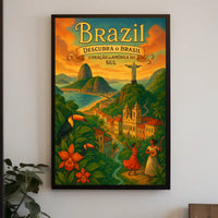 Discover Brazil Poster
