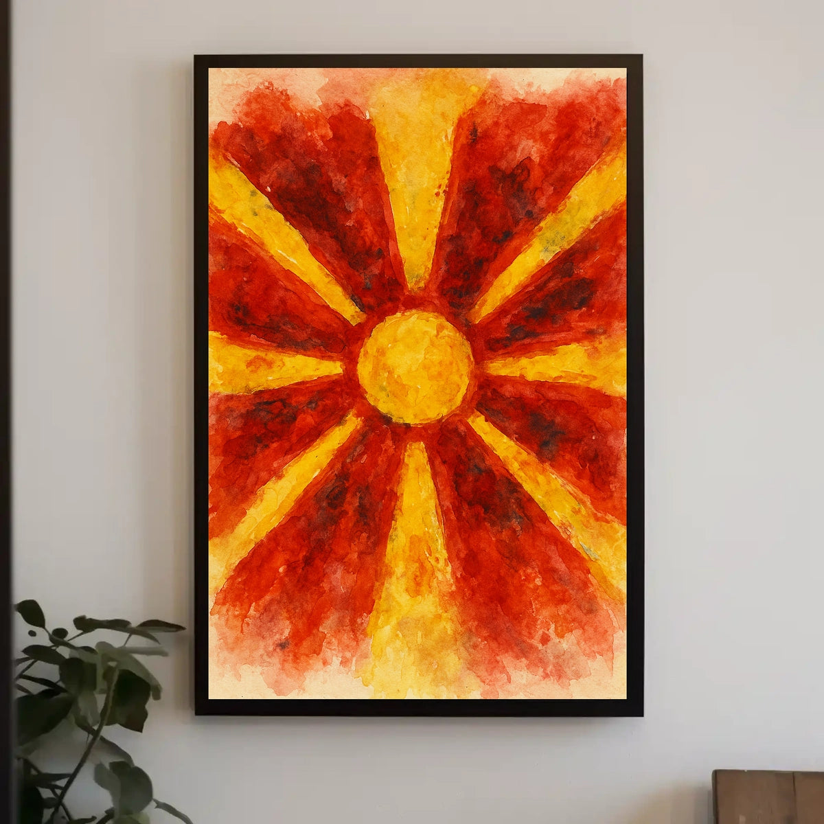 Radiant Sunburst Poster