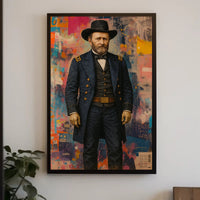 Historical Military Abstract Art Poster - Historical or Presidential Poster