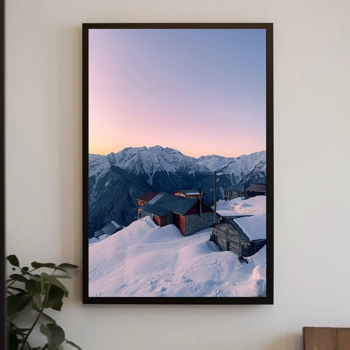 Mountain Serenity At Dusk Poster