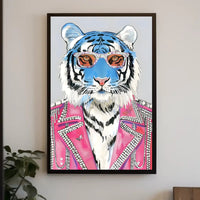 The Stylish Tiger Poster