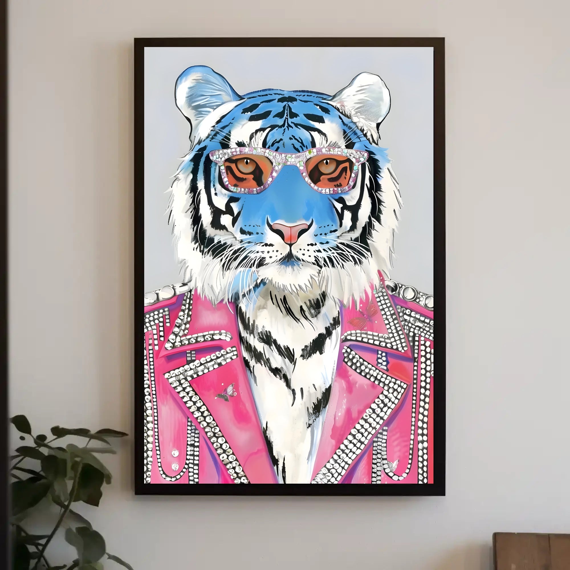 The Stylish Tiger Poster