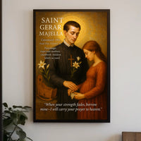 Saint Gerard Majella Poster PosterGoat