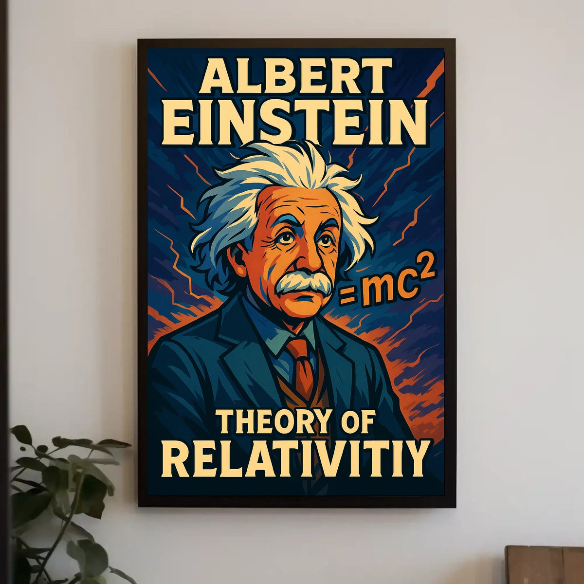 Albert Einstein Theory Of Relativity Poster
