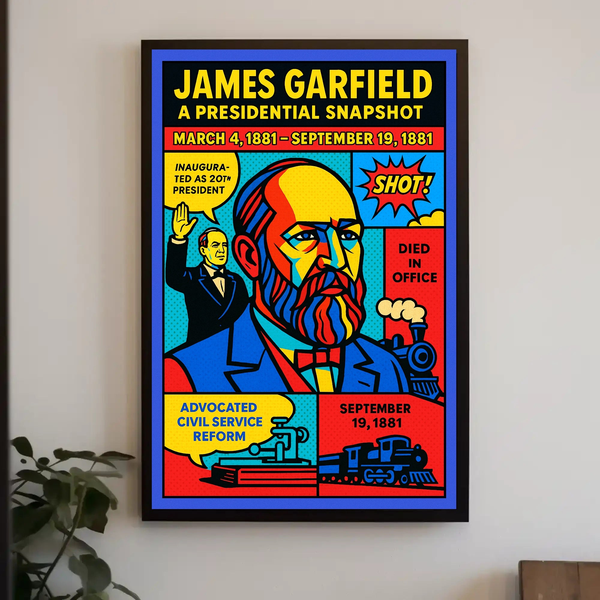 James Garfield 20th President Poster PosterGoat