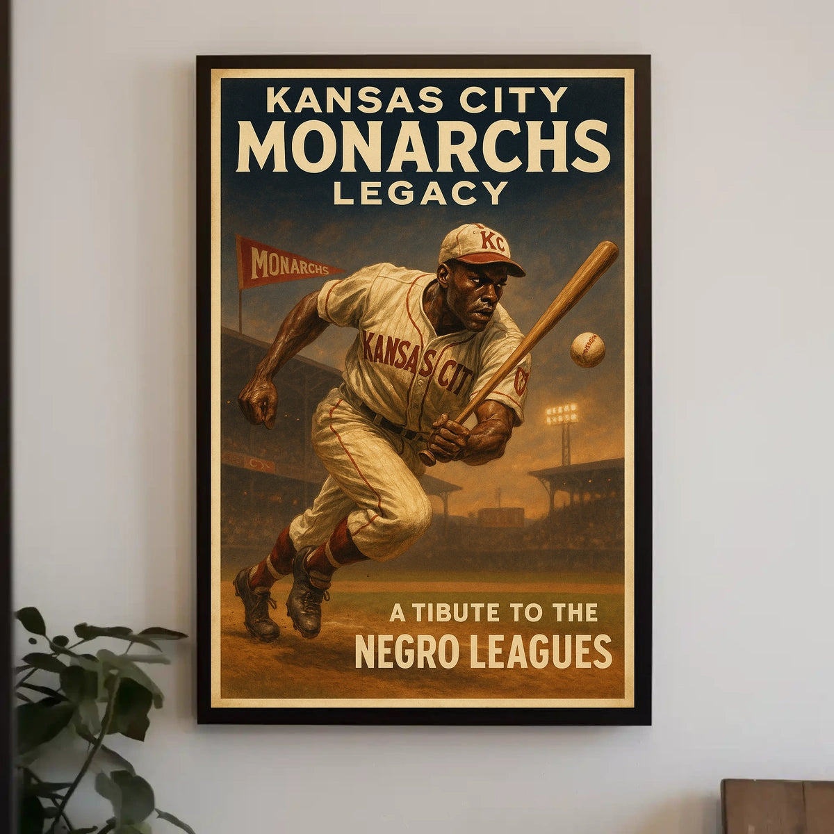 Kansas City Monarchs Legacy Poster