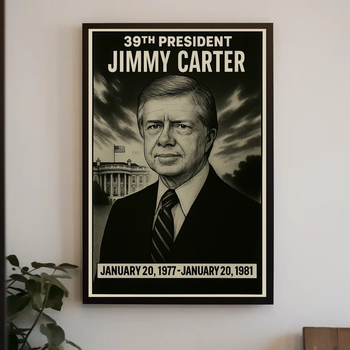 Jimmy Carter 39Th President Poster