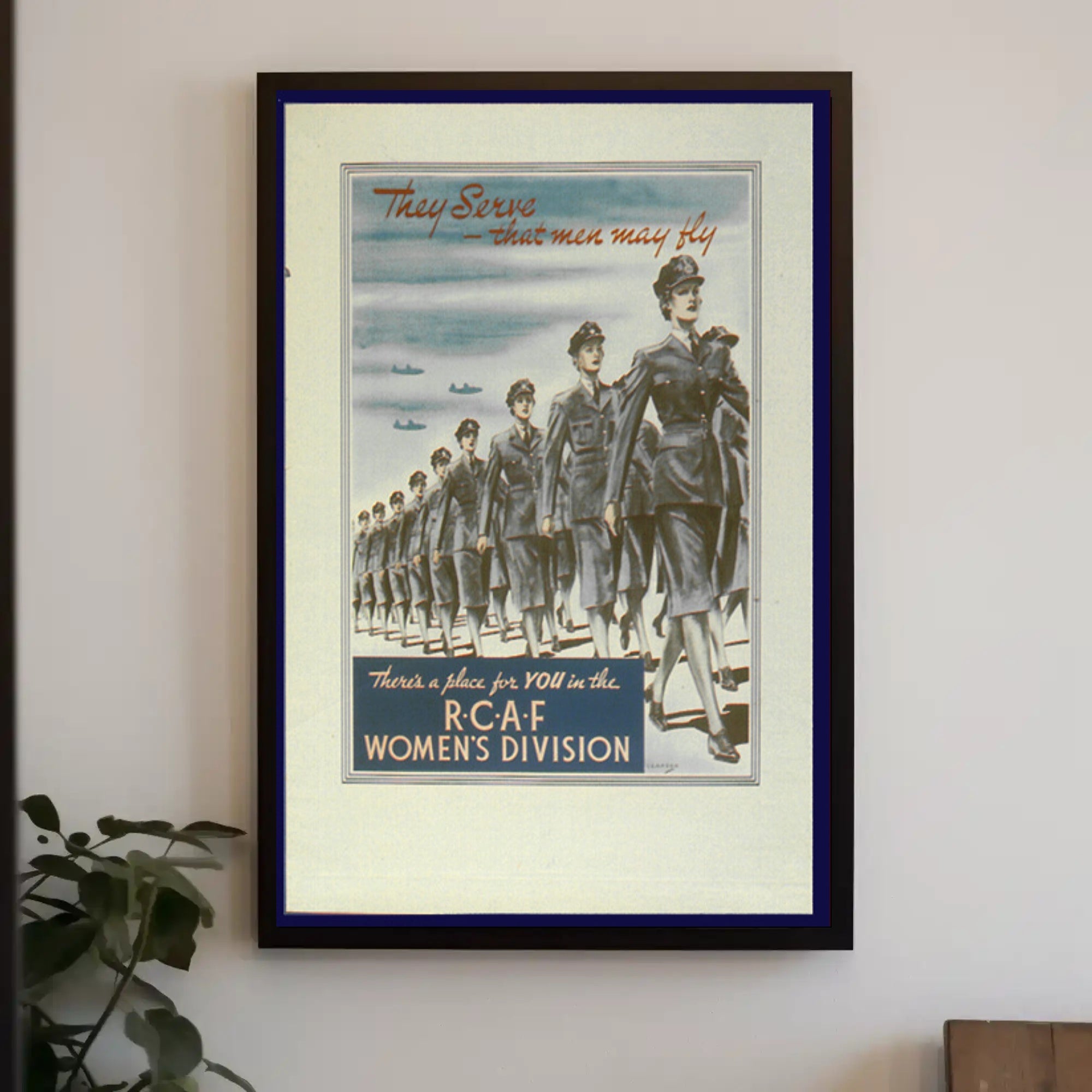 Recruitment for the R.C.A.F. Women's Division Poster PosterGoat