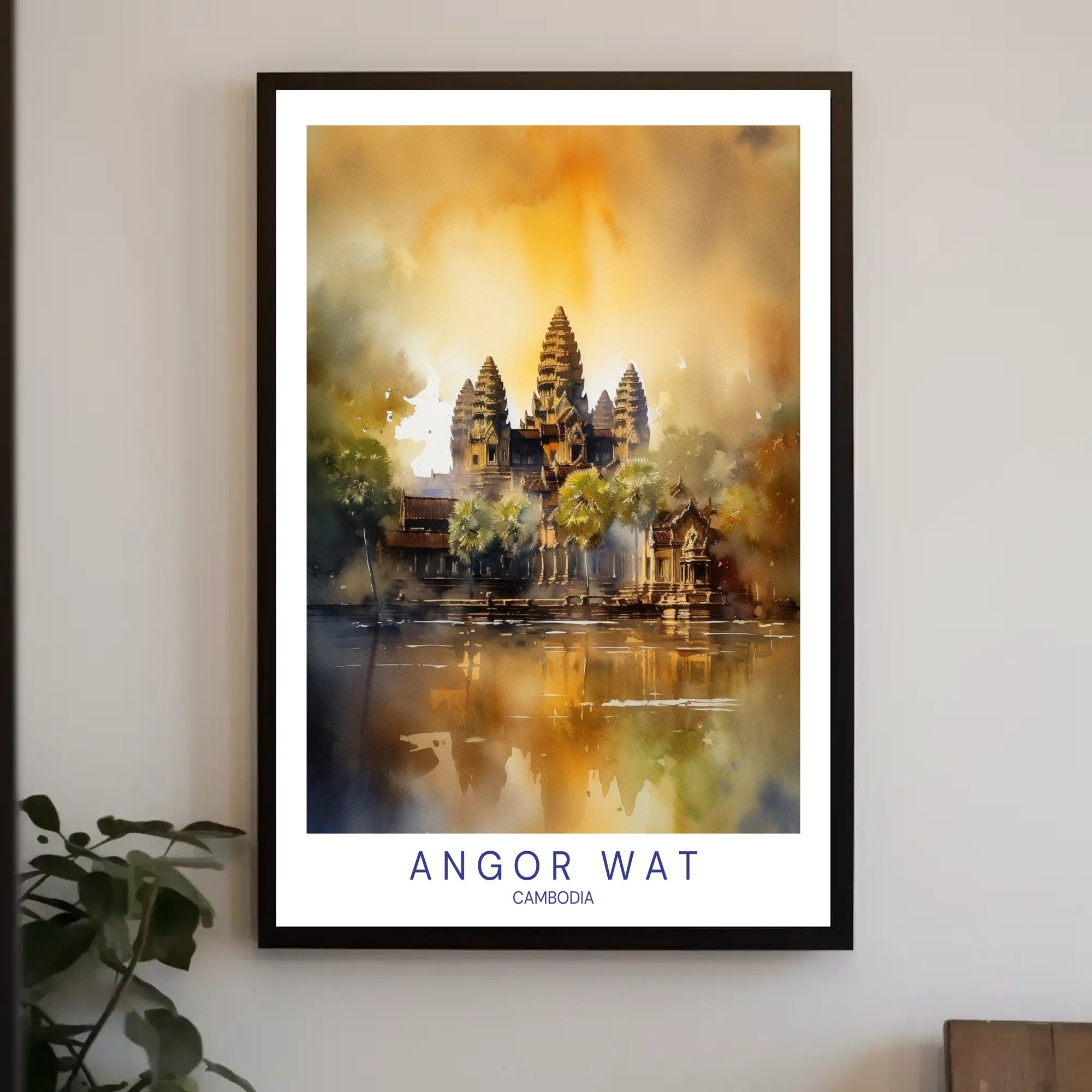 Angkor Wat Reflections Poster PosterGoat