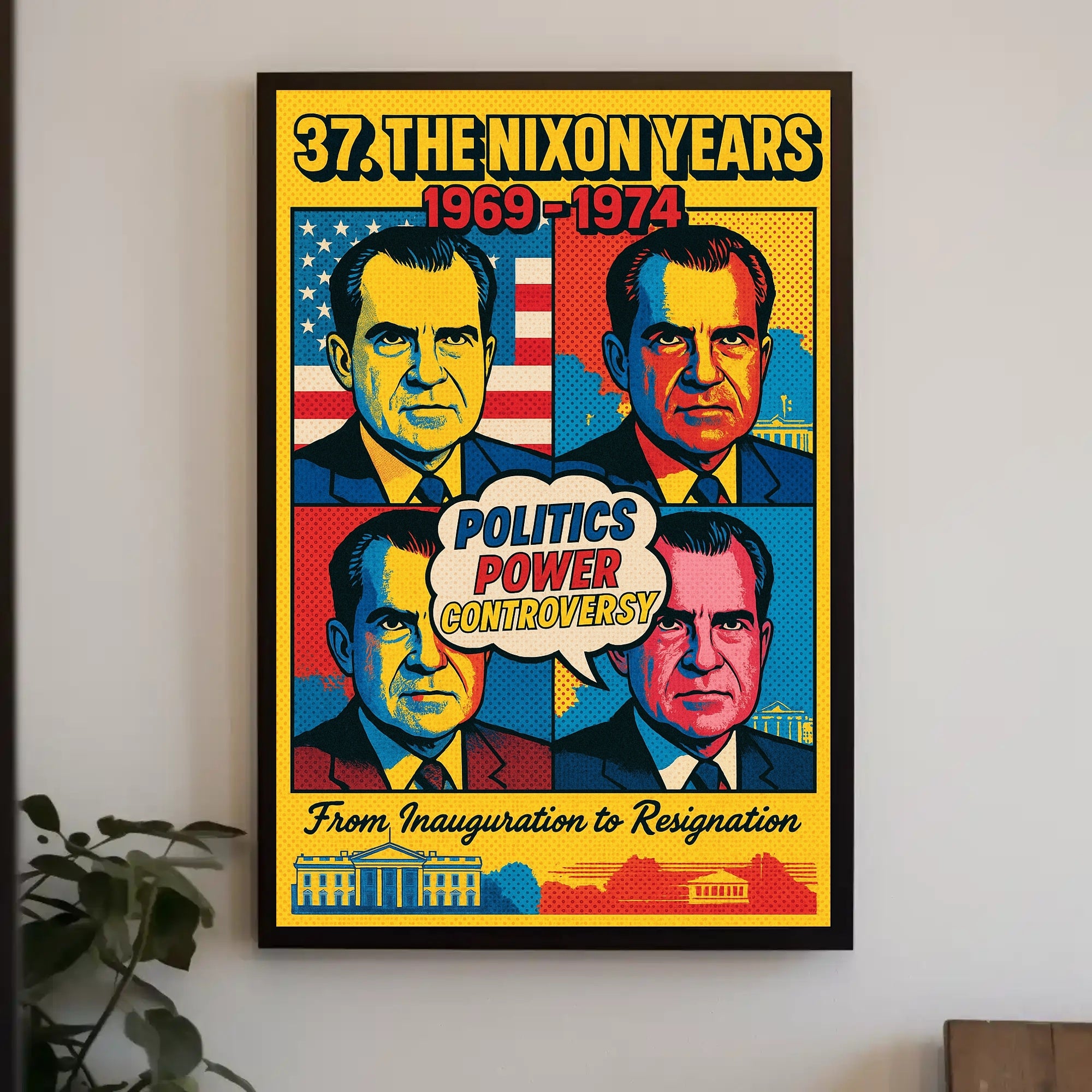 Richard Nixon 37th President Poster PosterGoat