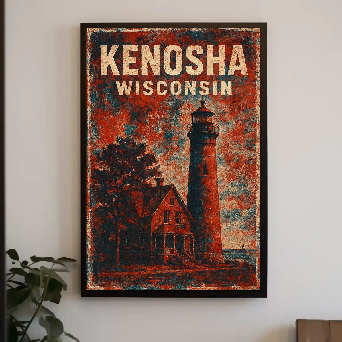 Kenosha, Wisconsin Lighthouse Poster