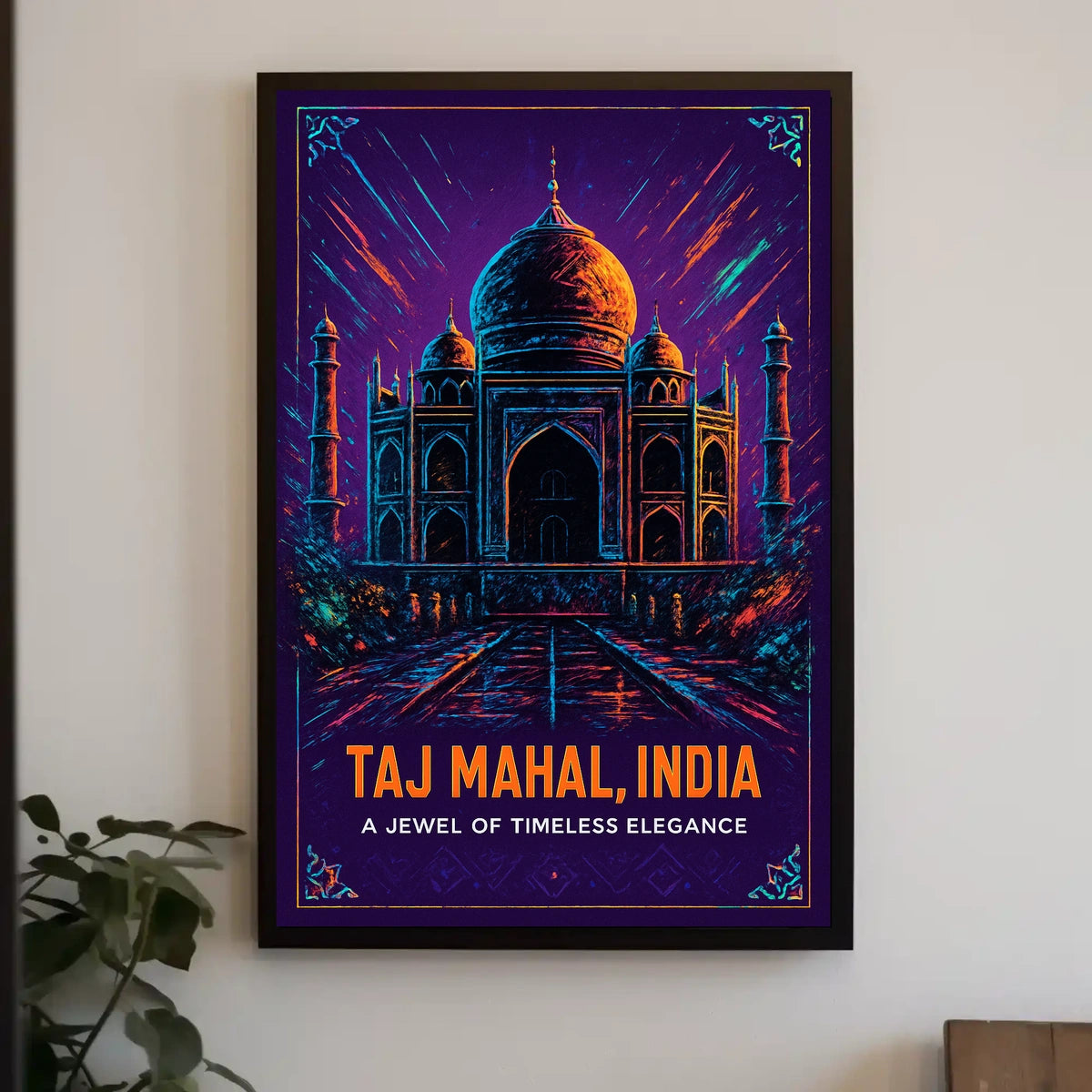 Taj Mahal, India A Jewel of Timeless Elegance Poster
