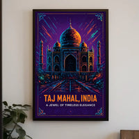 Taj Mahal, India A Jewel of Timeless Elegance Poster