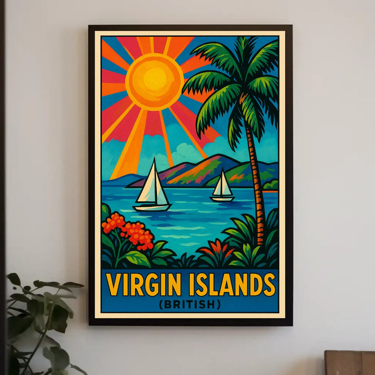 Virgin Islands (British) Travel Poster