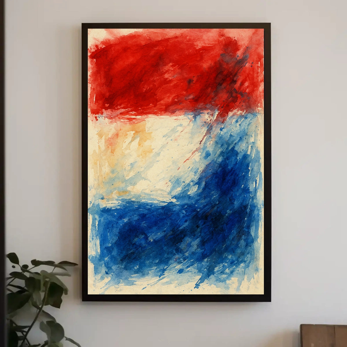 Abstract Tricolor Expression Abstract Poster