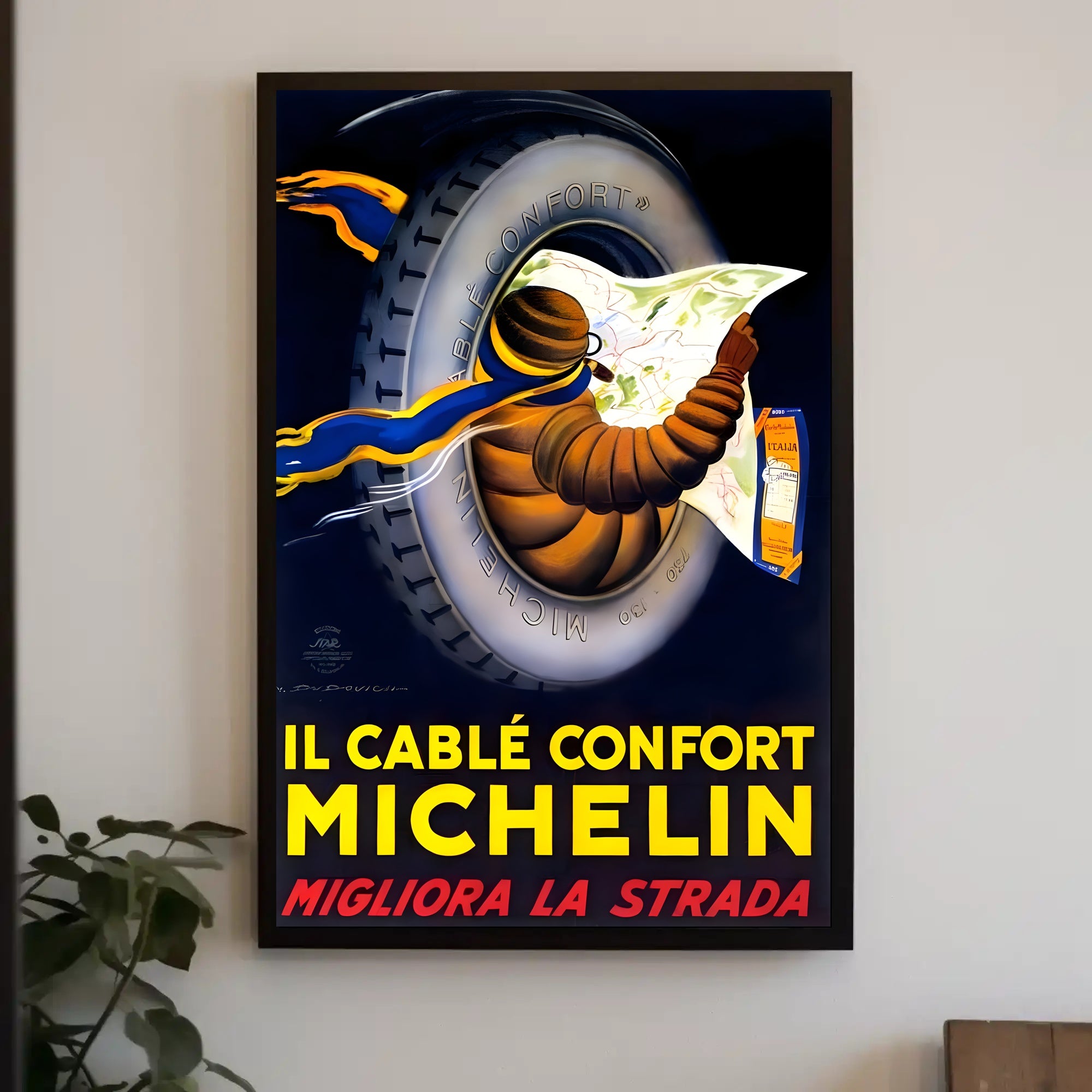 Michelin Tire Advertisement Poster