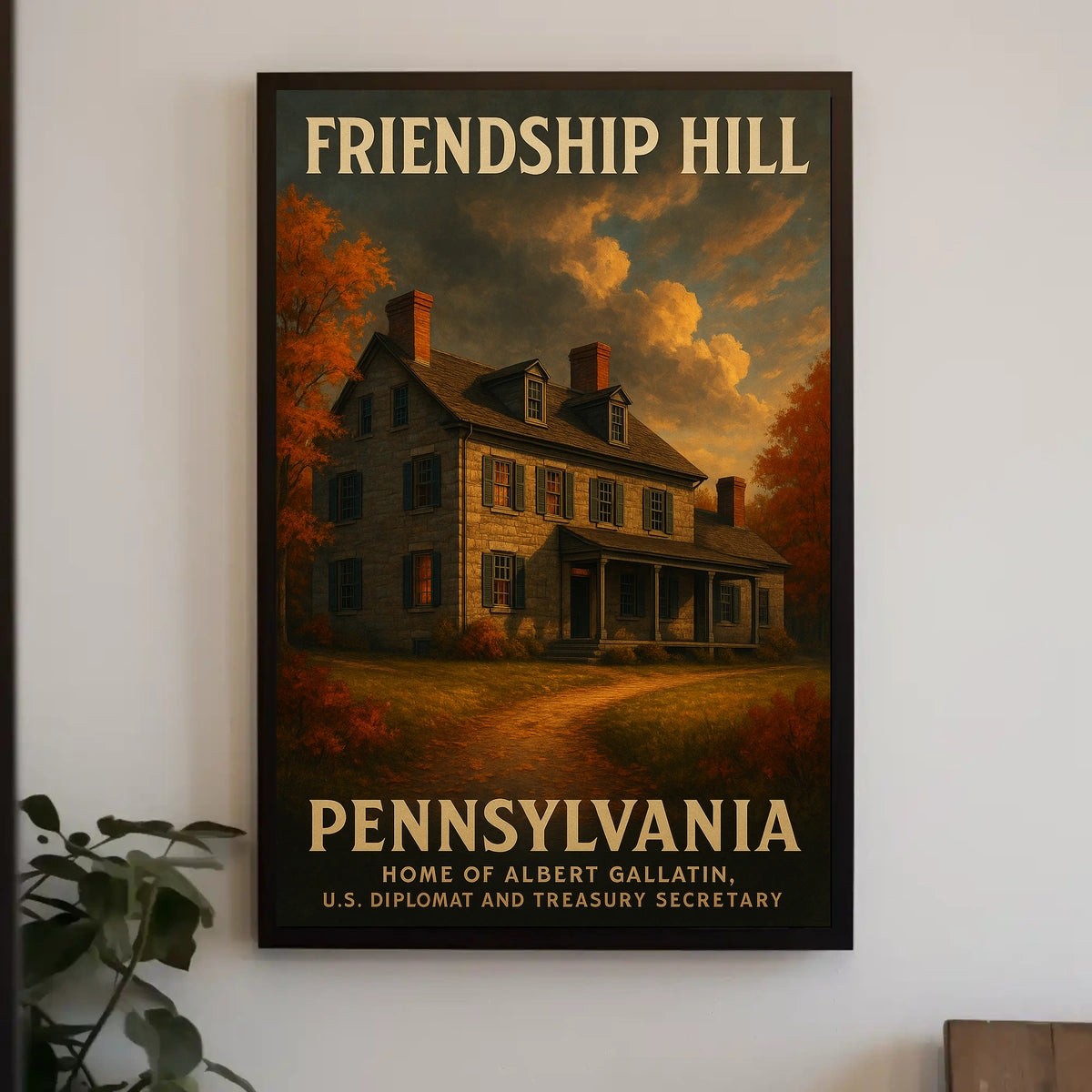 Friendship Hill Albert GallatinS Home Poster