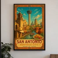 San Antonio: Heritage City Poster