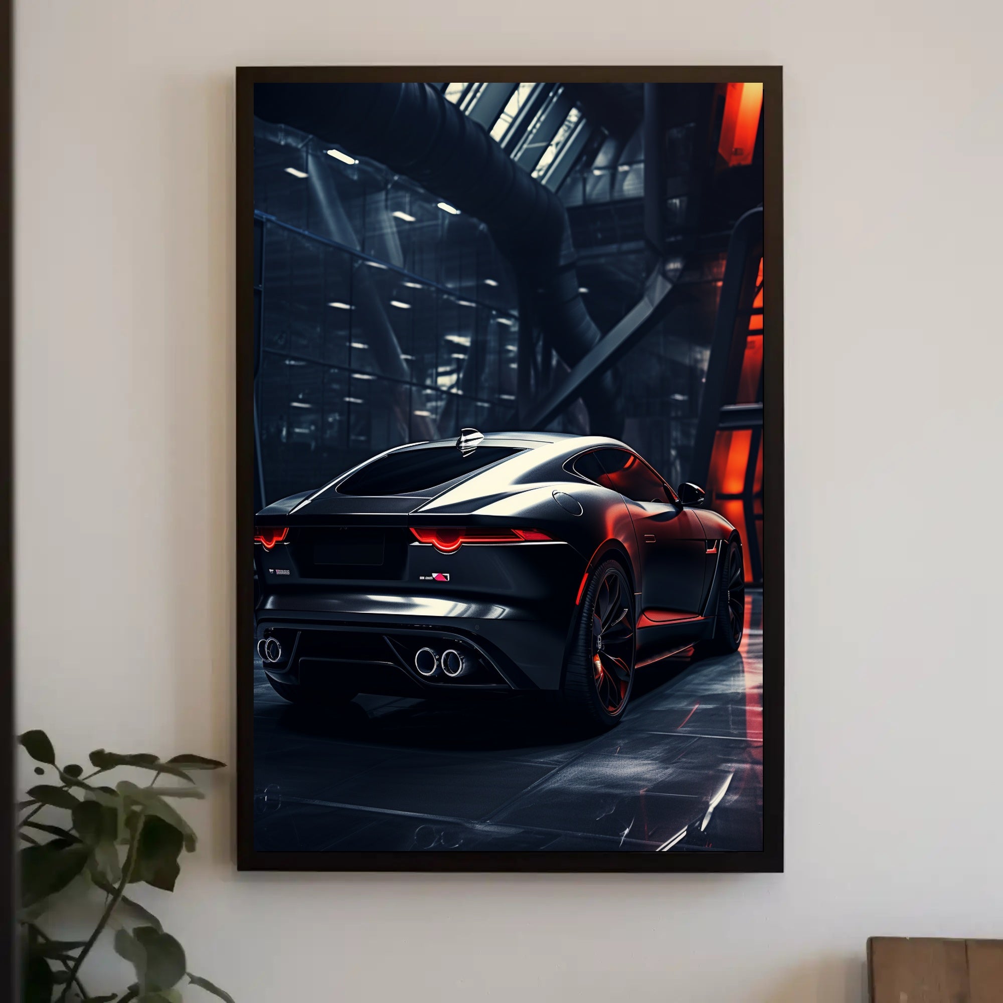 Sleek Automotive Elegance Poster PosterGoat