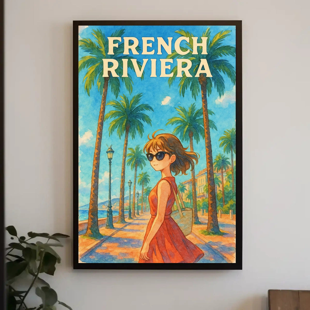 French Riviera Adventure Poster