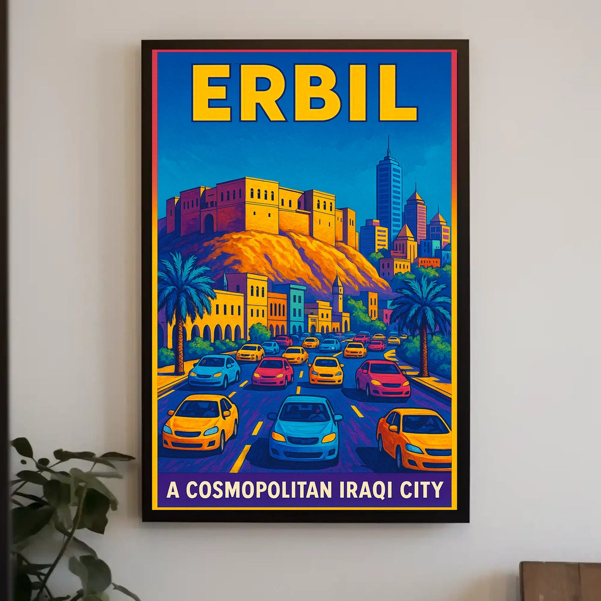 Erbil A Cosmopolitan Iraqi City Poster