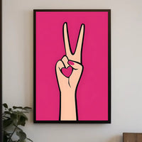 Peace and Love Poster