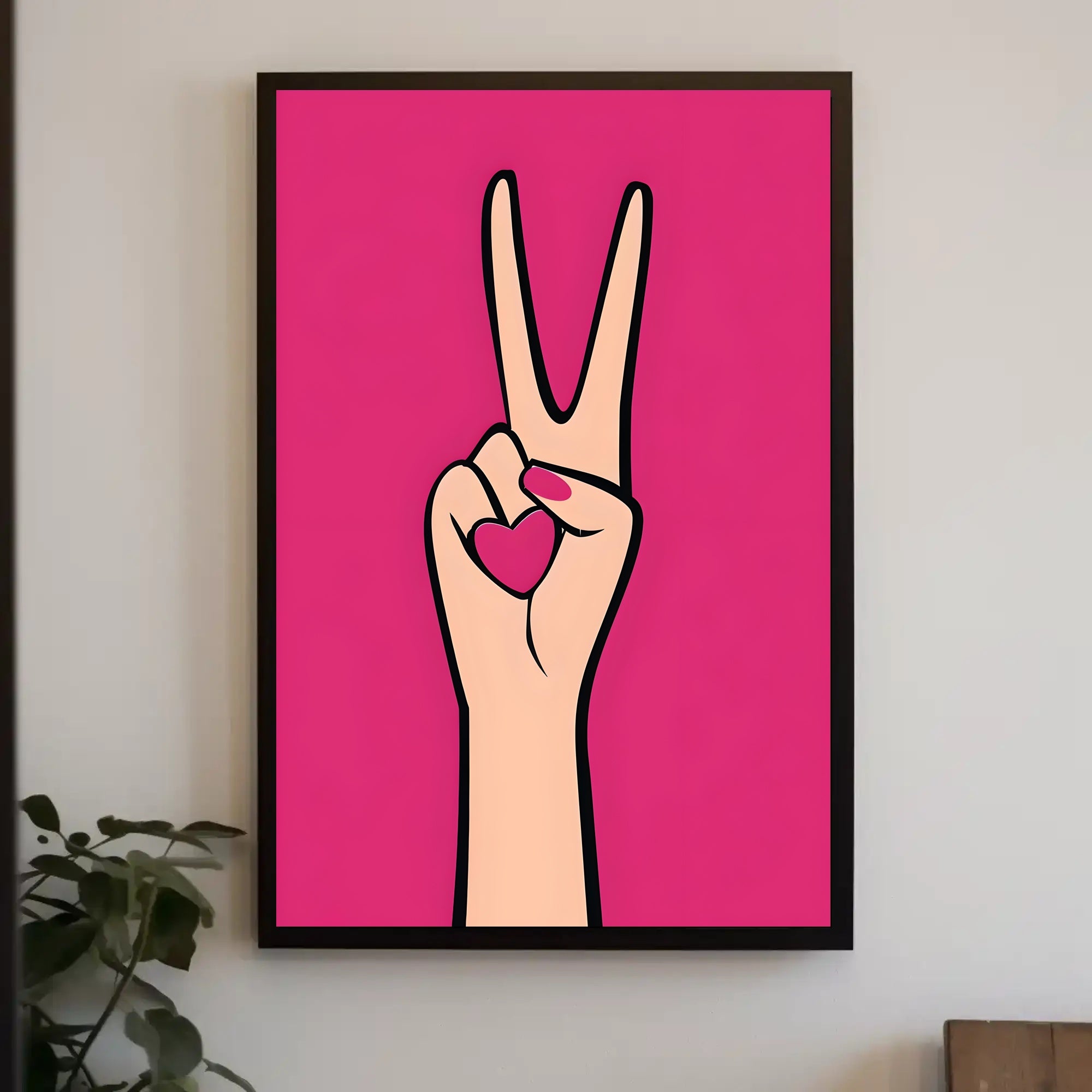 Peace and Love Poster