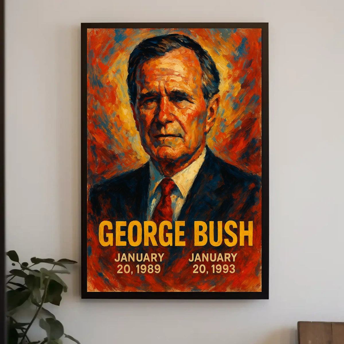 George Bush Presidential Term Poster