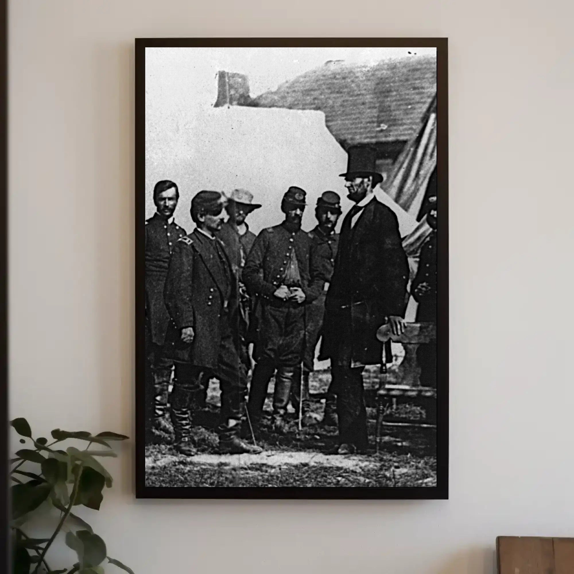 Lincoln & Johnson Union Banner 1864 Poster PosterGoat