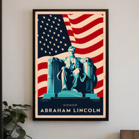 Tribute to Abraham Lincoln Poster