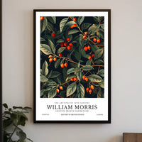 William Morris Cotton Prints Exhibition Poster