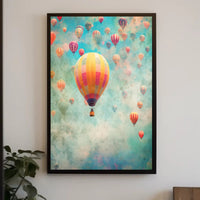 Colorful Balloon Festival Poster