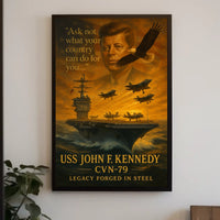 Uss John F. Kennedy Cvn-79 Poster