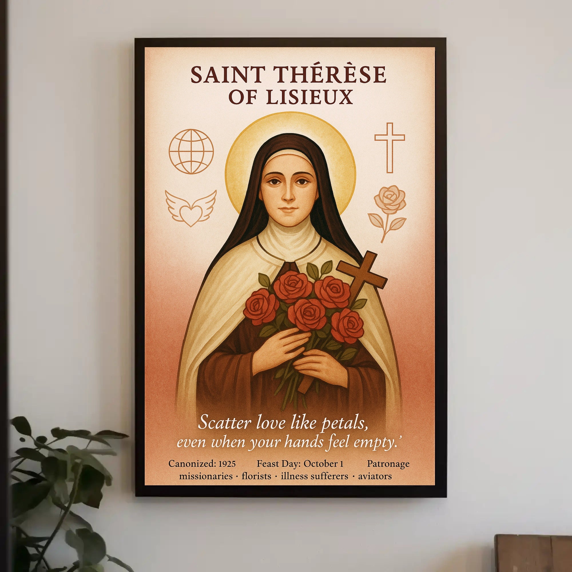 Saint Thérèse of Lisieux Poster PosterGoat