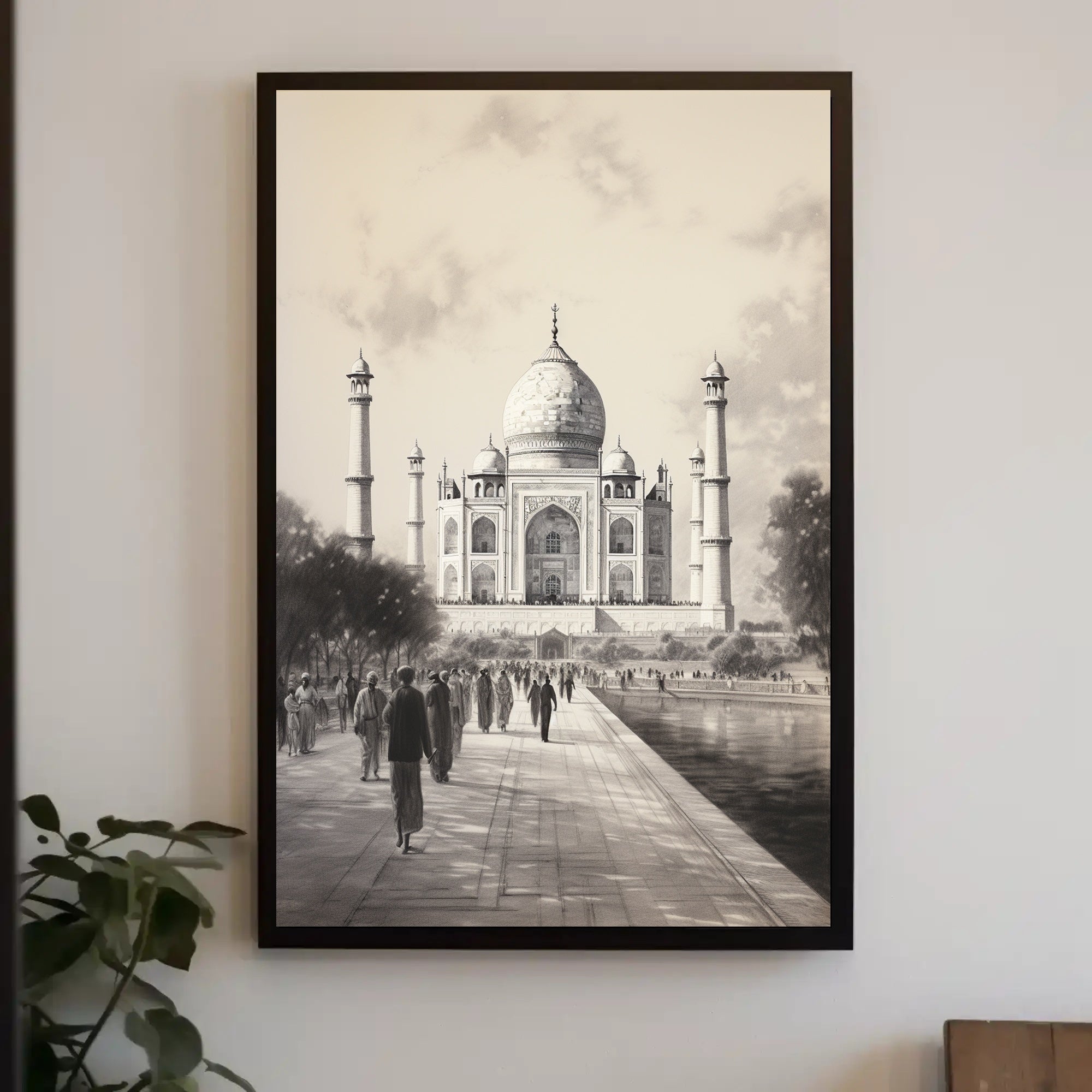 Timeless Beauty Of The Taj Mahal Poster