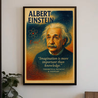 Albert Einstein Theoretical Physicist Visionary Poster