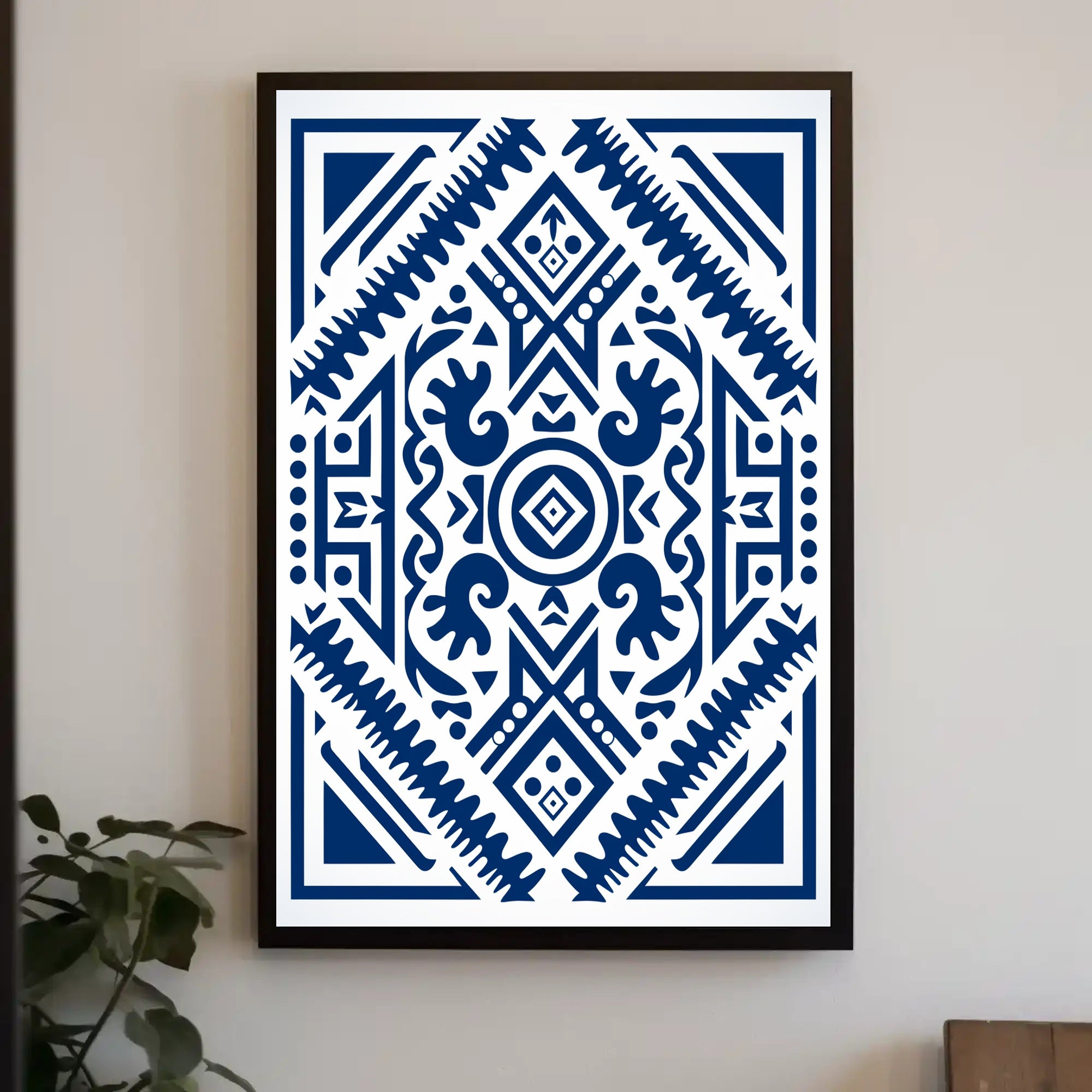 Geometric Abstraction Abstract Poster