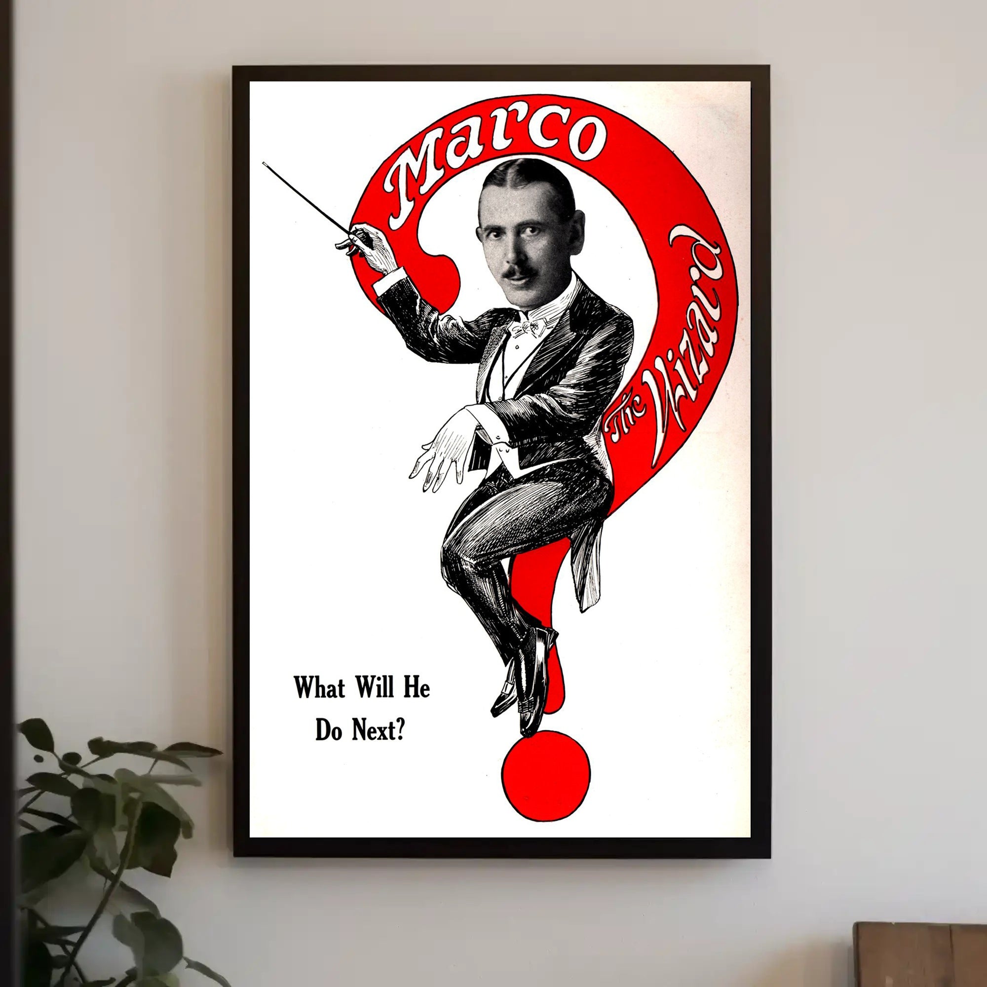 Marco the Wizard Magical Entertainment Artistic Poster